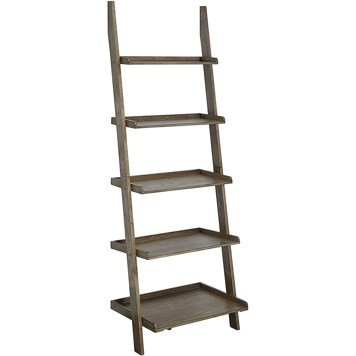 Driftwood Bookshelf Ladder N503921