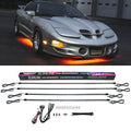 4pc Orange LED Underbody Lighting Kit for Cars S57939