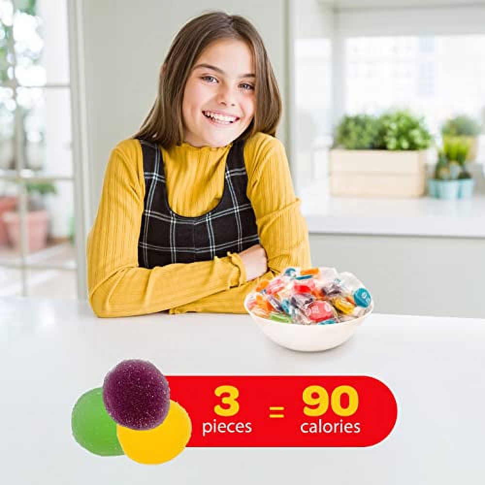 Bulk Pack 2 Pounds Fruit Disk Jelly Patties Candy B49932