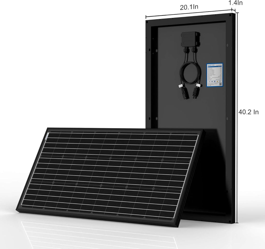 200 Watt Monocrystalline Solar Panel Kit with 30A MPPT LCD Charge Controller E59934