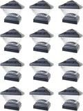 12 Pack White Solar LED Post Cap Light K147