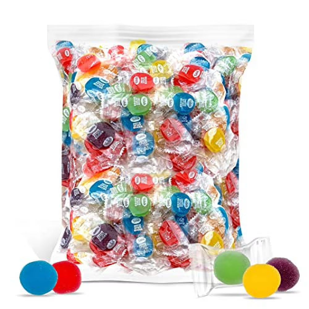 Bulk Pack 2 Pounds Fruit Disk Jelly Patties Candy B49932