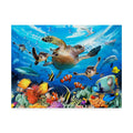 Large Turtle Canvas Art (24 in. W x 18 in. H) O826