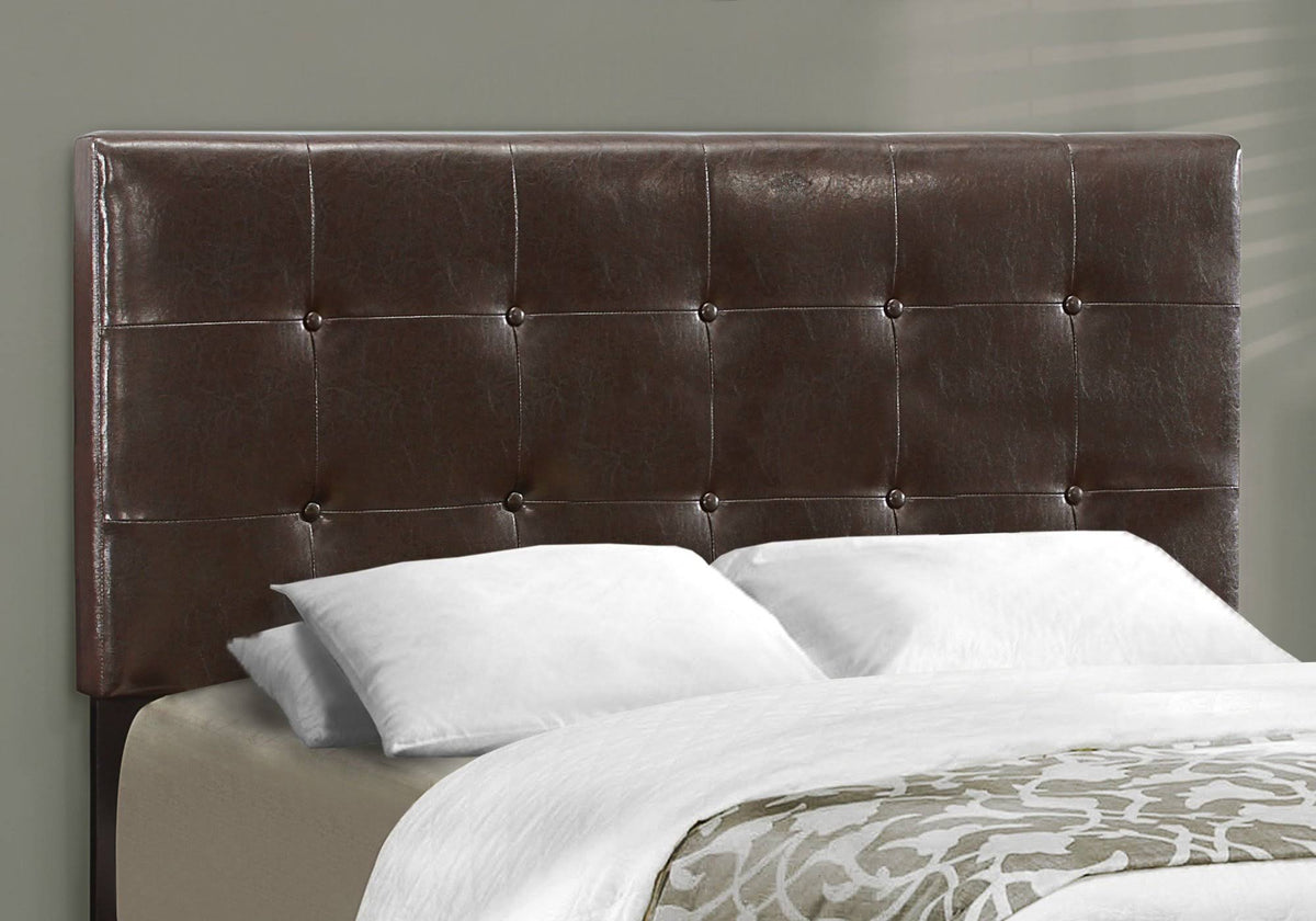 Full Size Grey Linen Bed L829771