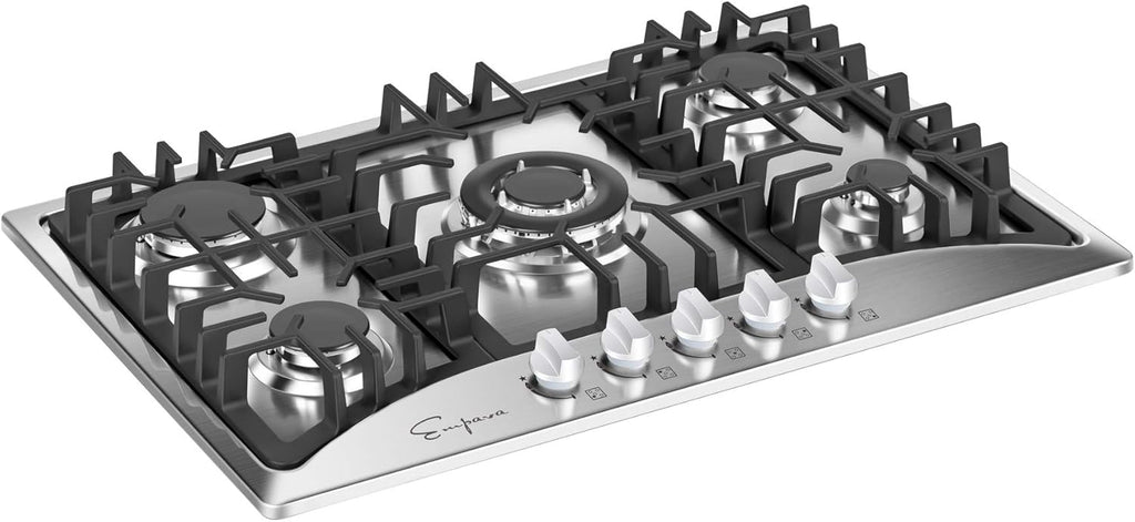 30" Gas Cooktop with 5 Sealed Burners in Stainless Steel H437575
