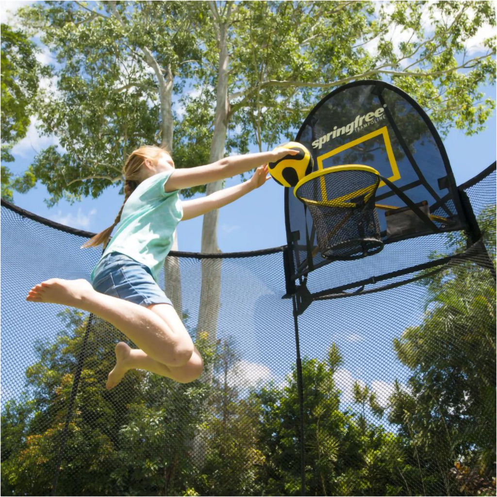 Square 11 Foot Trampoline with Enclosure and Ladder M43515