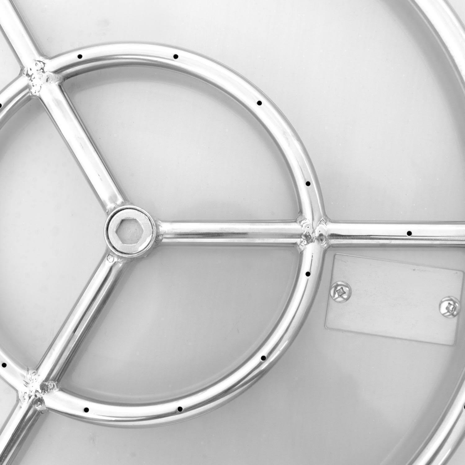 36-Inch Square Flat Pan with 30-Inch Natural Gas Ring Burner H3354