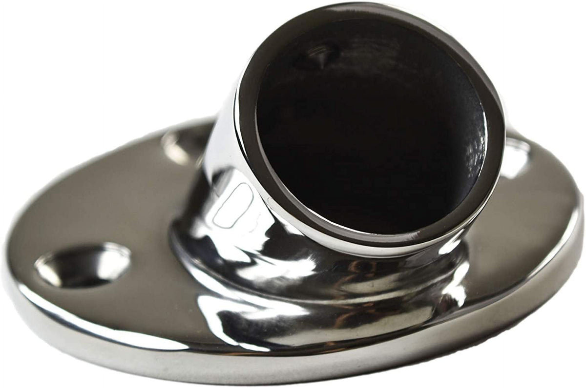 1'' Round Base 45 Degree Tube Base Boat Hand Railing Fittings U140