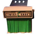 Green Twist Tie, 4x22 Length, 1200/Pack, 4 Pack/Case J8040