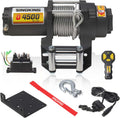 4500lb 12V UTV/ATV Winch with Rope, Wired and Wireless Control P96641
