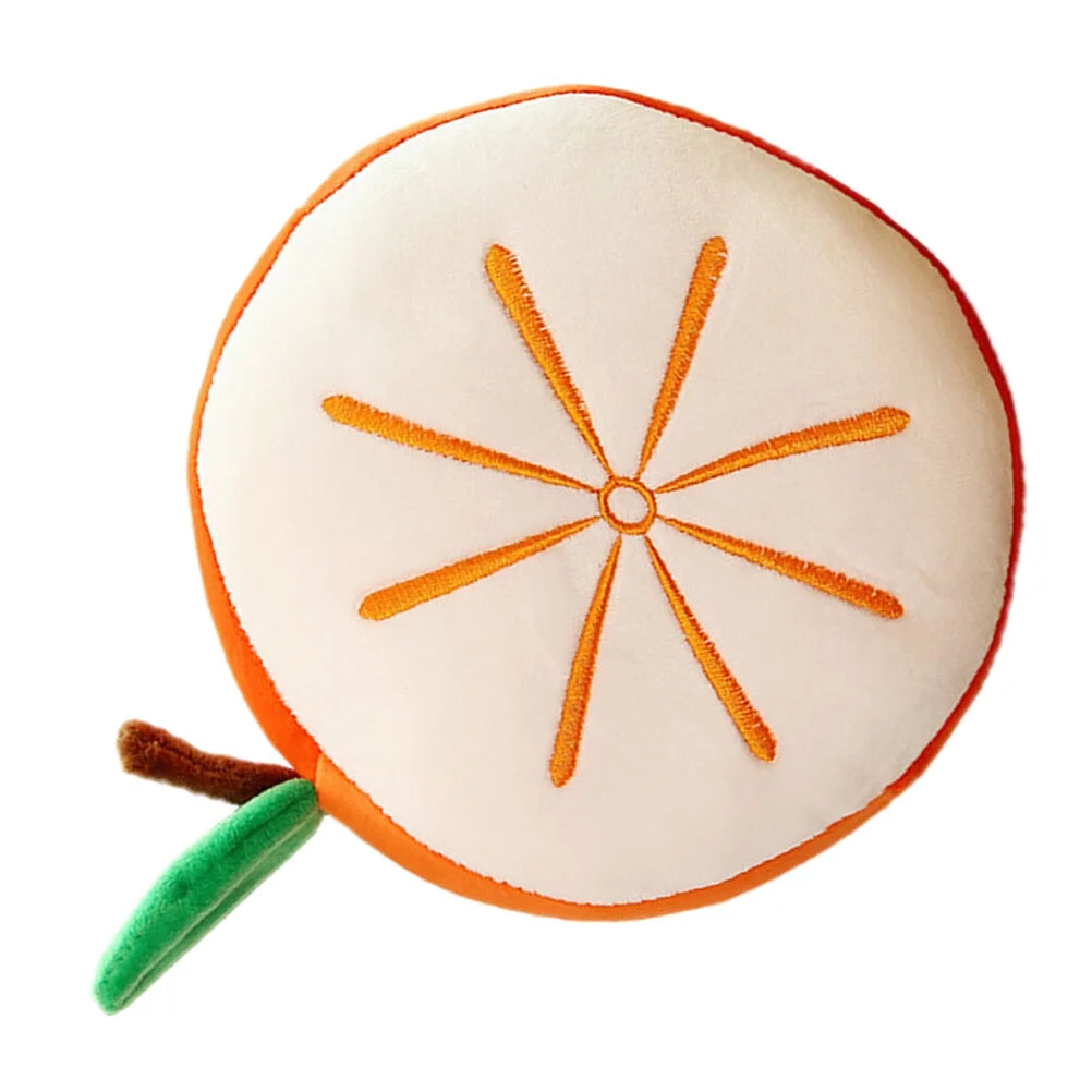 25cm Simulation Lemon Throw Pillow Plush Stuffed Toy Orange I8710