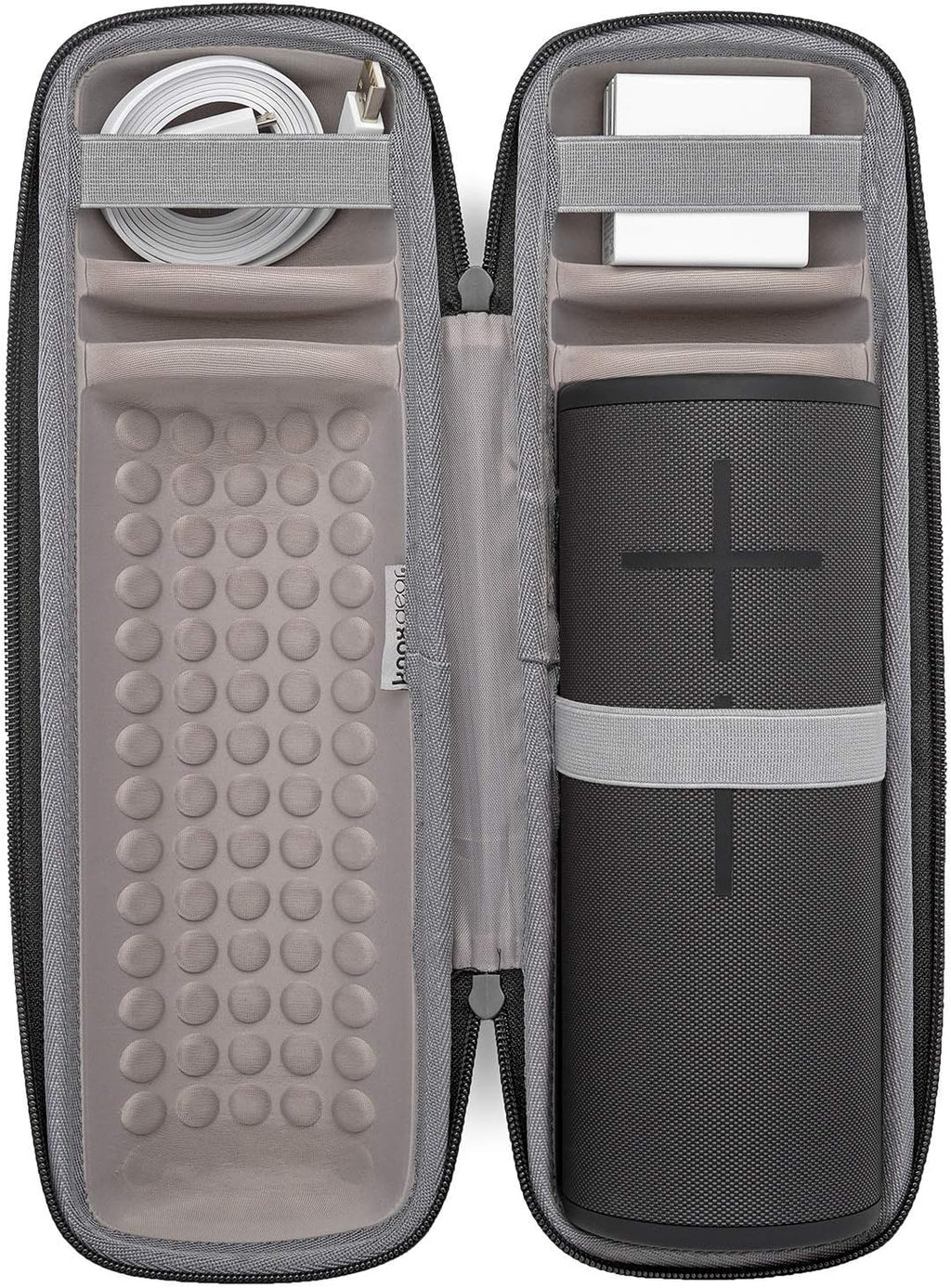 Waterproof Wireless Bluetooth Speaker (Night Black) with Padded Case E432