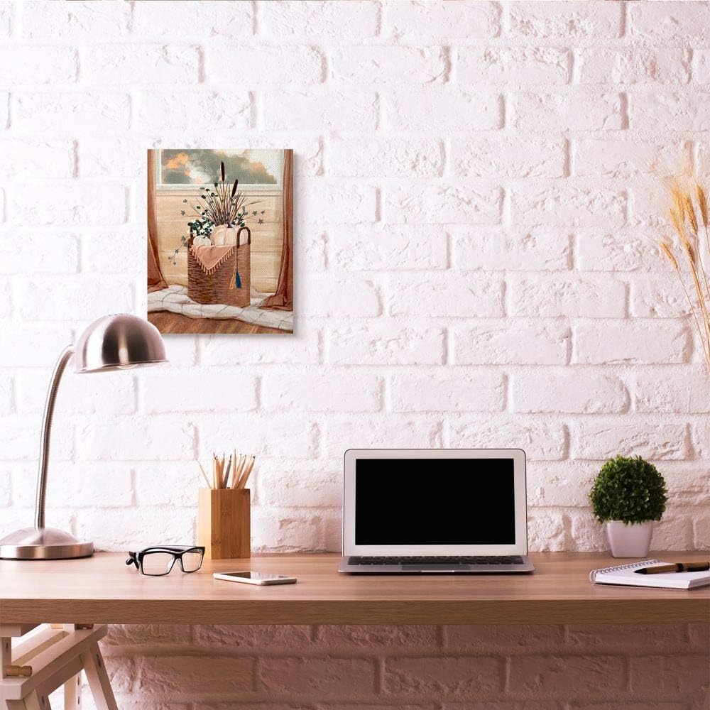 Autumn Basket Canvas Wall Art, 16 x 20 K475459