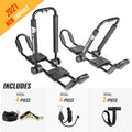 Folding Kayak Roof Rack for Canoe, SUP, Surfboard and Ski Board U54457