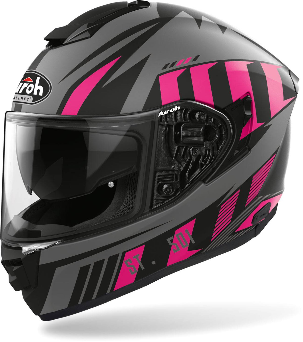 Pink Matt Helmet Size M U729