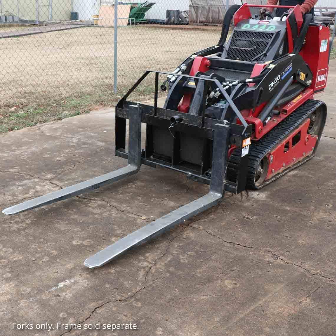 48 Pallet Fork Blades, 4,000 LB Load Capacity, Class II Forklift Blades A2434