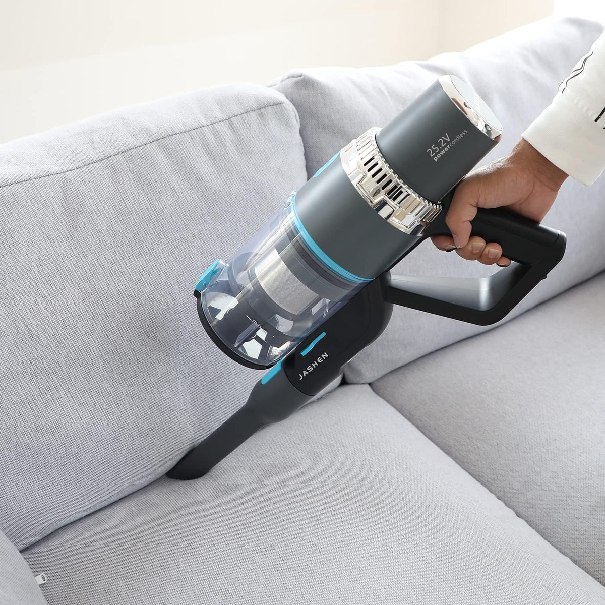 Cordless Vacuum Cleaner with Auto Mode, Lightweight Stick Vacuum, 350W Suction, 4-in-1 U14404
