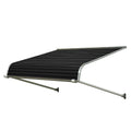 6 ft. Aluminum Door Canopy in Black T226