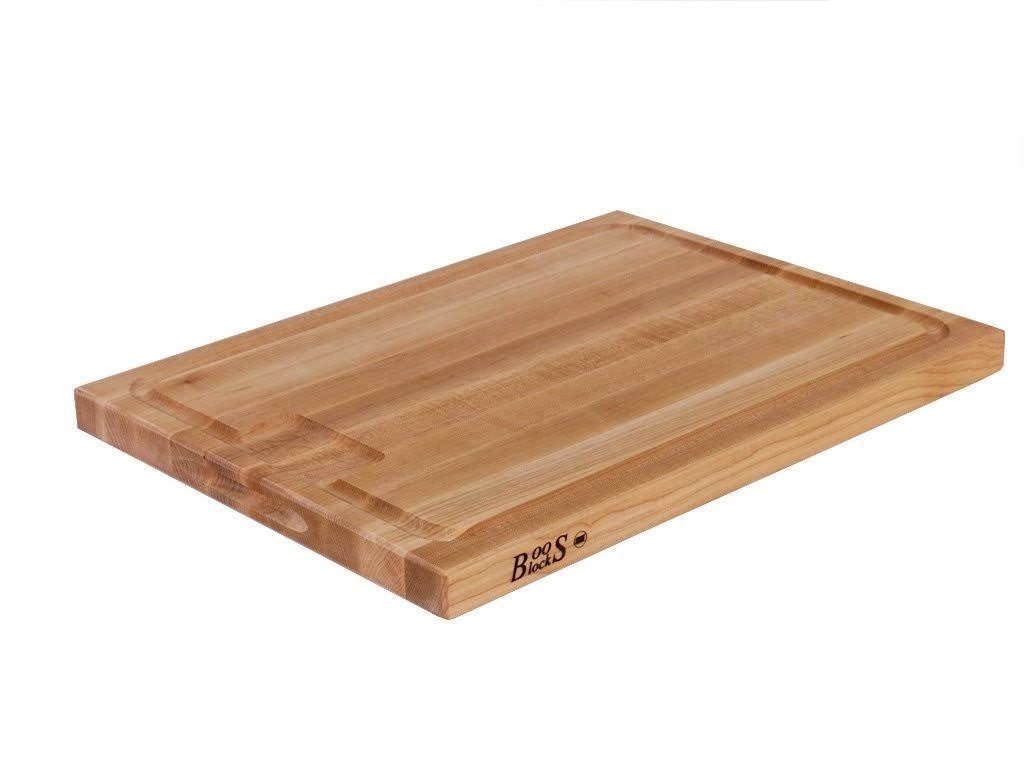 Maple Cutting/Carving Board with Juice Groove 18 x 24 x 1.5 Inches A928355