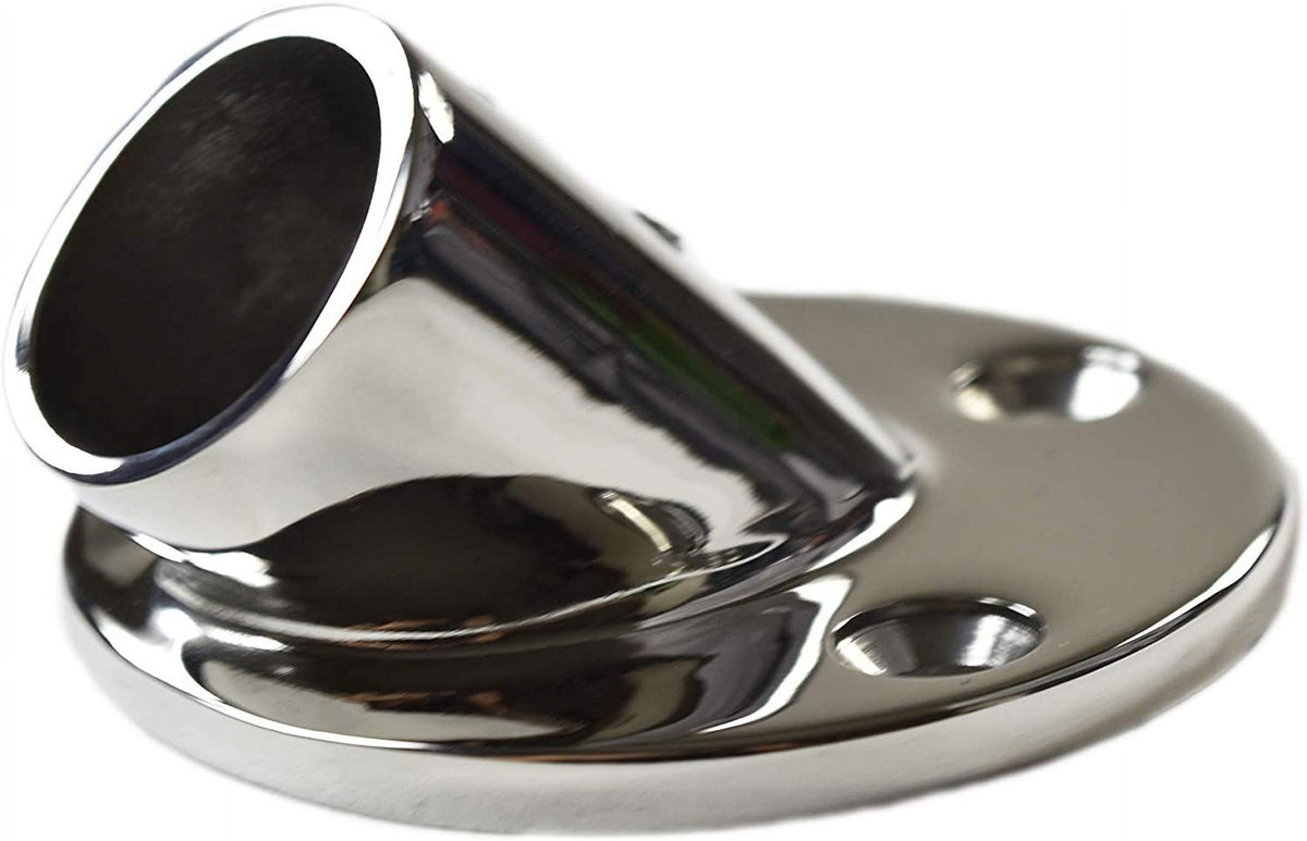 1'' Round Base 45 Degree Tube Base Boat Hand Railing Fittings U140