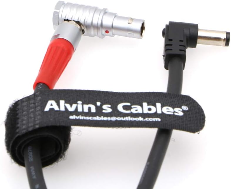 Ninja V DC Jack to 2 Pin Right Angle Upward Power Output Cable Z2016