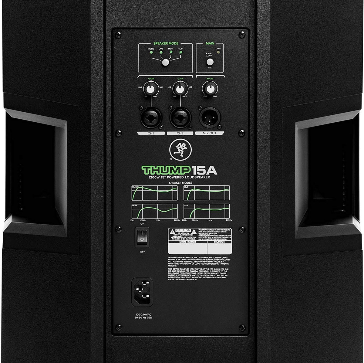 1300W 15 Powered Loudspeaker (Pair) with Steel Speaker Stand and XLR-XLR Cable, Black D78473