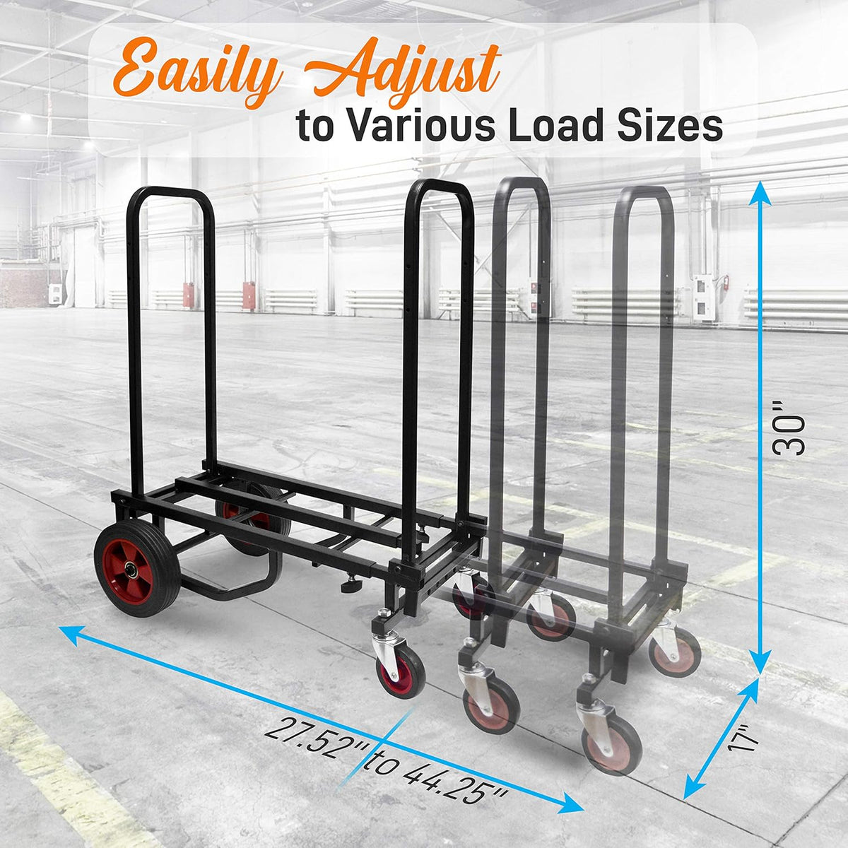 Compact 8-in-1 Folding Multi-Cart, Hand Truck/Dolly/Platform Cart C432