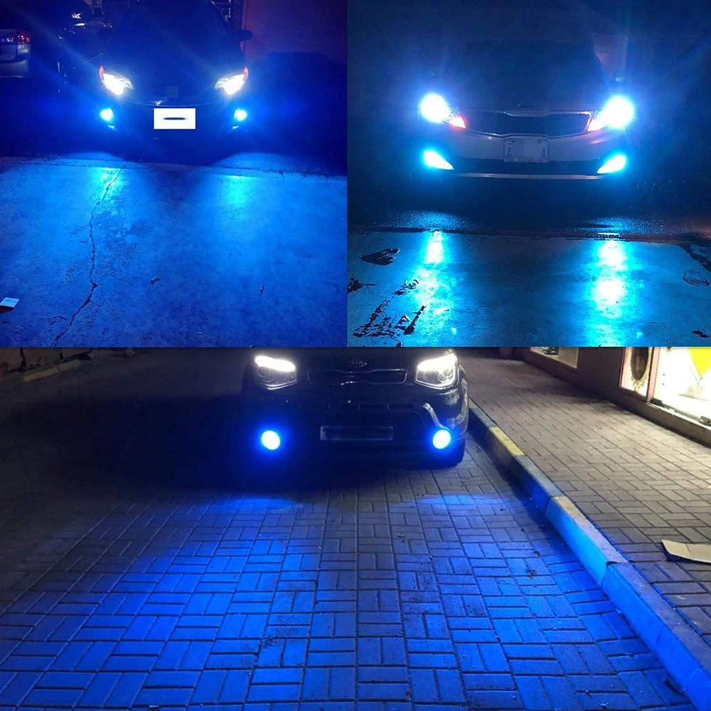 H9 H11 High/Low Beam LED Headlight and H11 Foglight Bulbs 8000K Ice Blue, 6pc Y124260