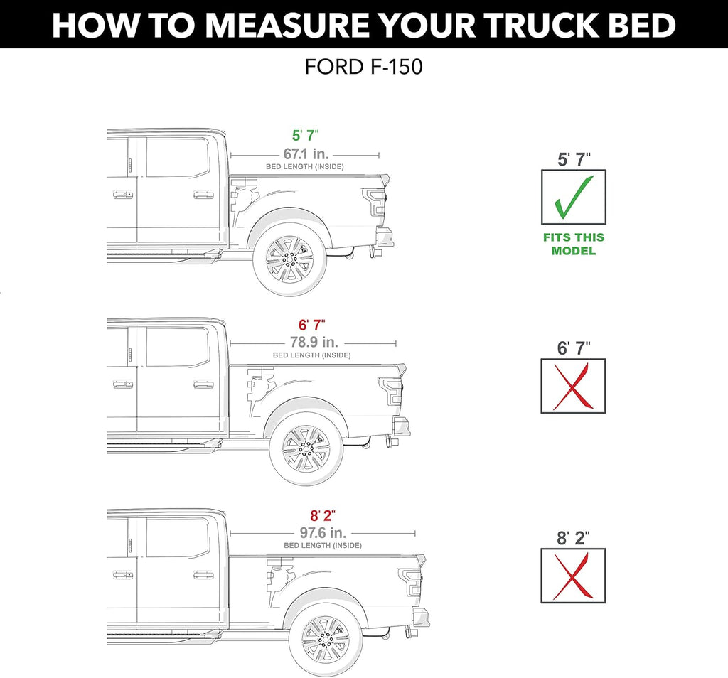 Soft Folding Truck Bed Tonneau Cover E5482