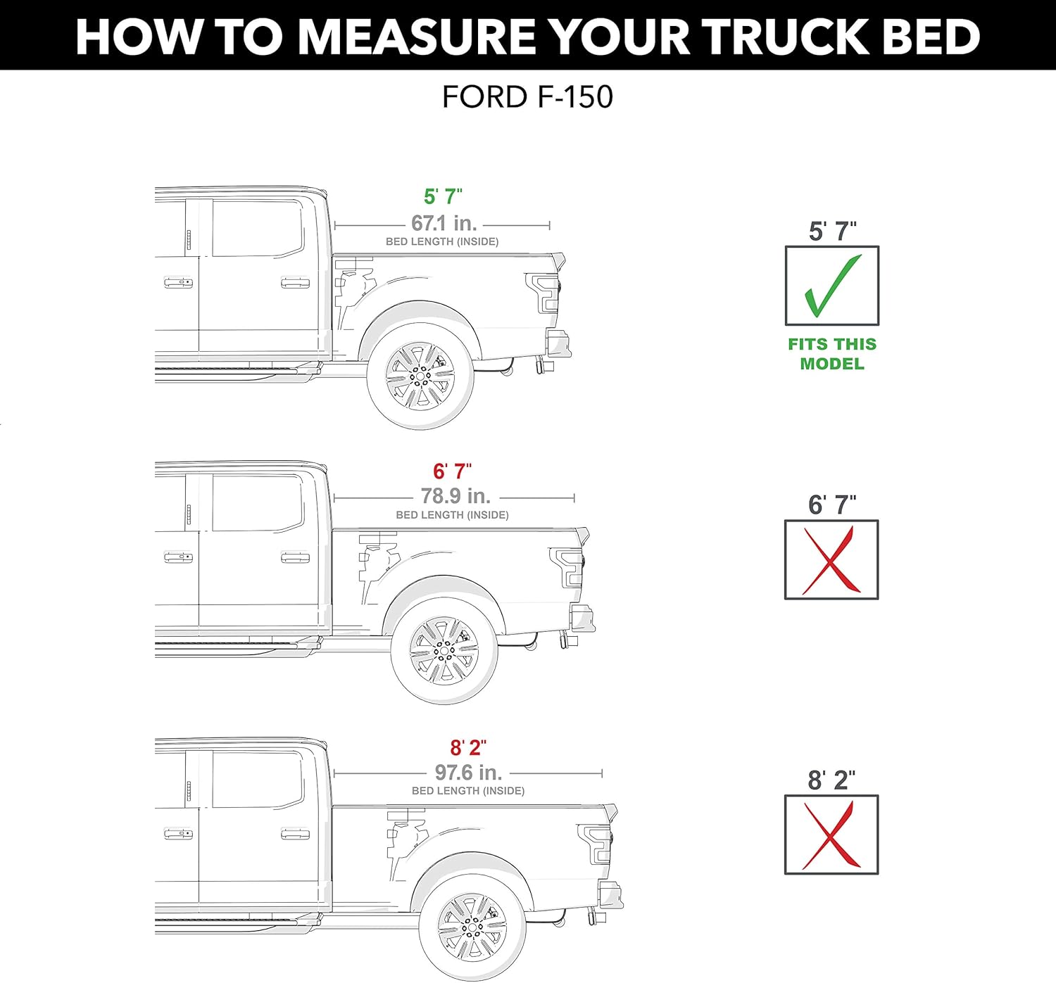 Soft Folding Truck Bed Tonneau Cover E5482