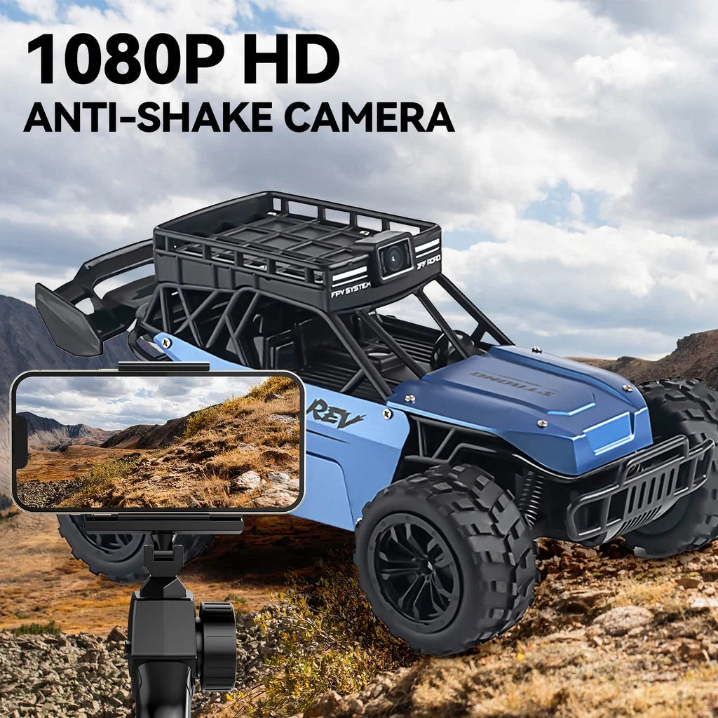 Blue 1:16 Scale RC Monster Truck with 5G HD 1080P FPV Camera S52837