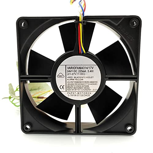24V 5.4W 120×120×32mm 4-Wire PWM Cooling Fan J671