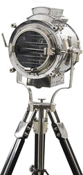 Chrome Tripod Floor Lamp 65 Inches Z97693