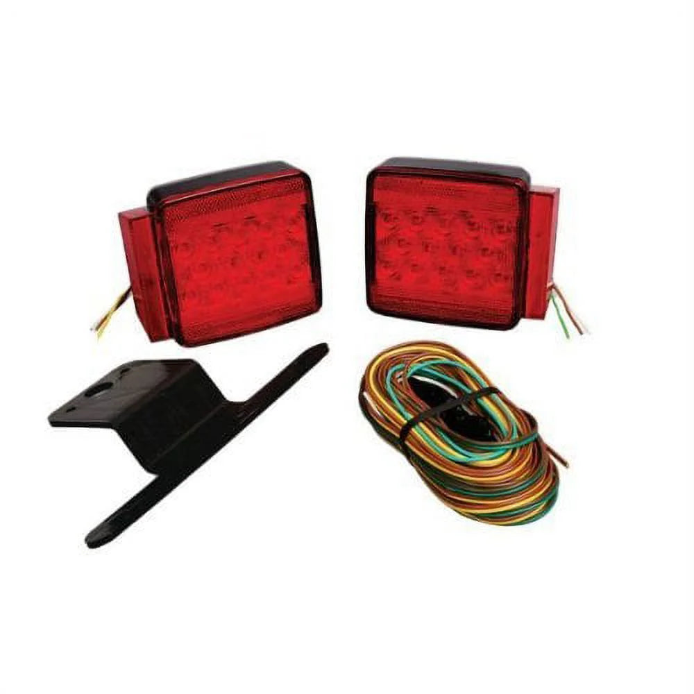 11" Red and Black LED Combo Trailer Light Kit K66777