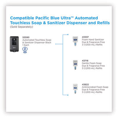 Ultra Automated Sanitizer Dispenser Refill A967937