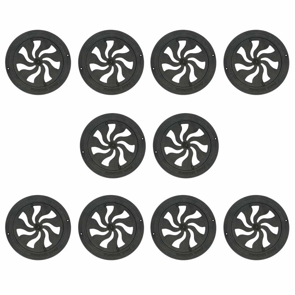 10 Round Cast Aluminum Wall Floor Vent Grate Z30925
