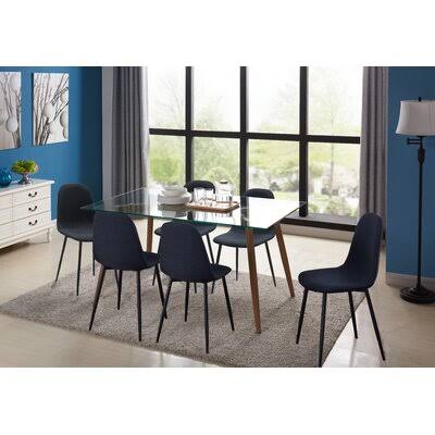 Black 7 Piece Dining Set I5954