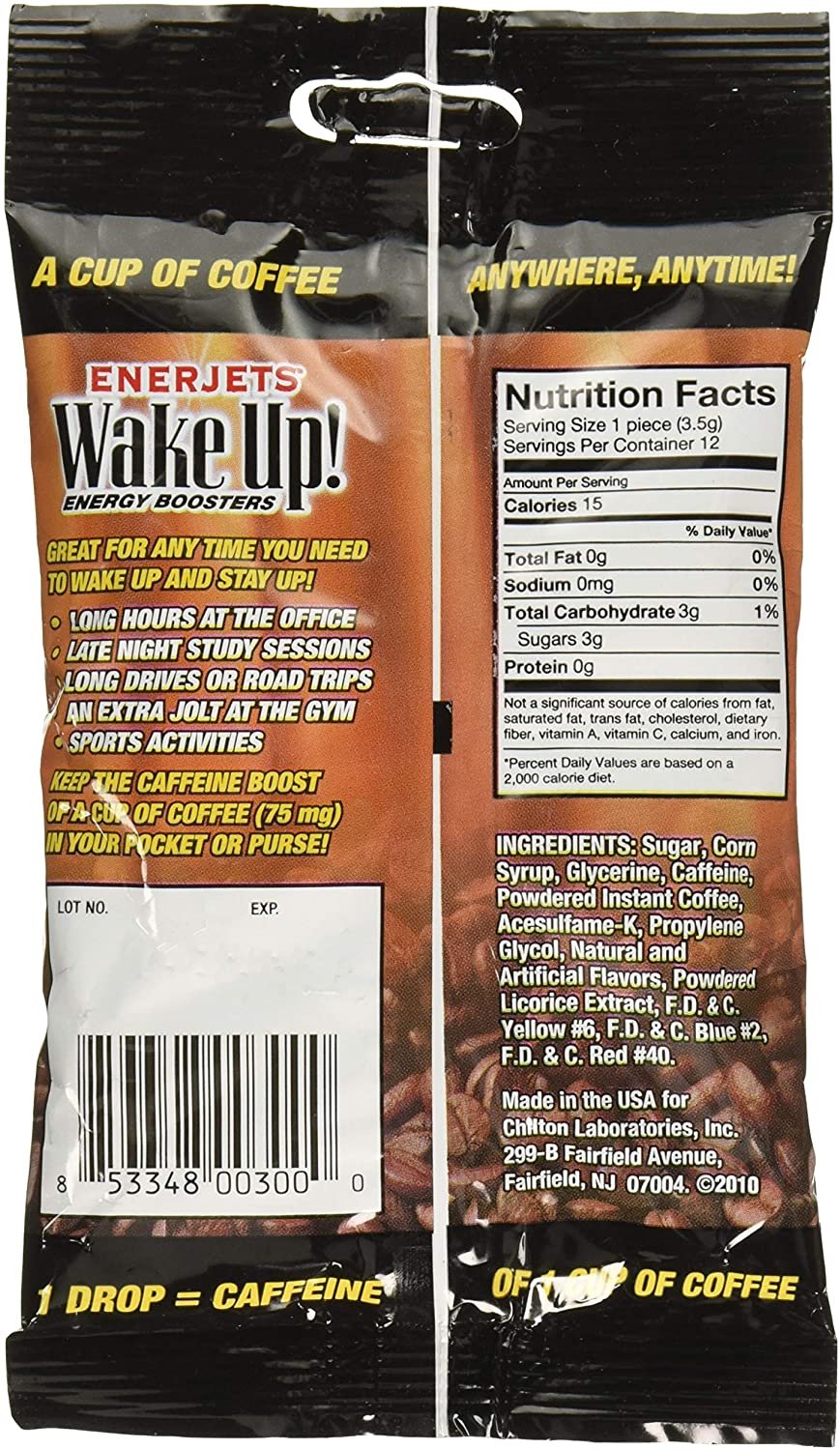 Hazelnut Creme Energy Booster Drops, 12 Drops/Pack, 12 Pack R27731