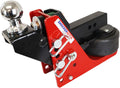 Air Receiver Hitch with Raised Ball Mount, Fits 3" Hitch, 2" Ball, 12000 lbs X574084