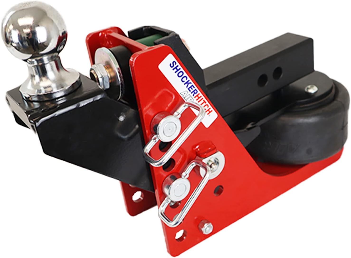 Air Receiver Hitch with Raised Ball Mount, Fits 3" Hitch, 2" Ball, 12000 lbs X574084