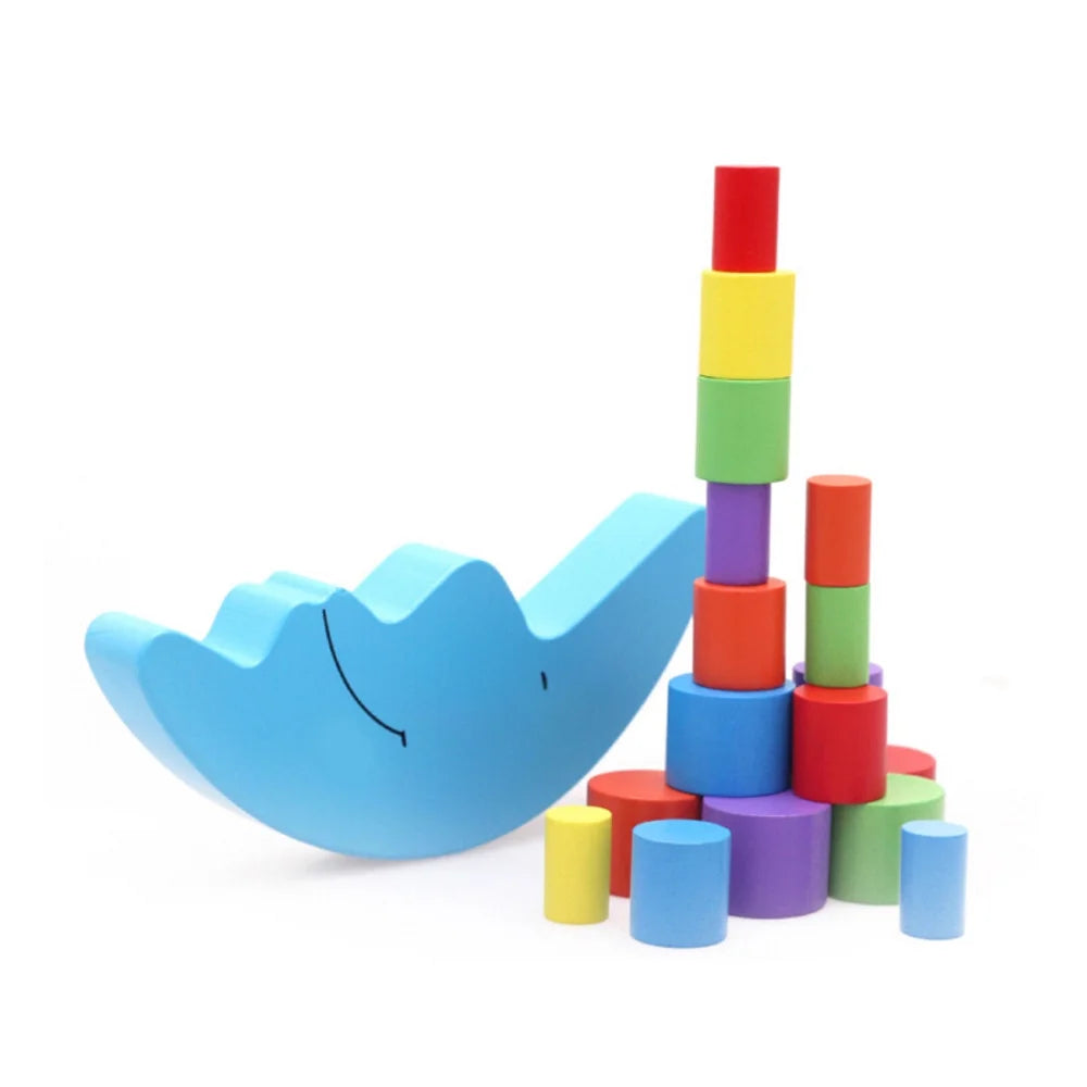 Wooden Baby Toys Set Balance Stacking Blocks I582811