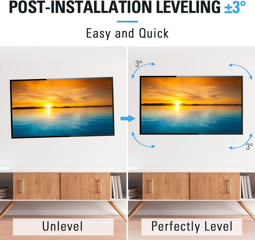 Full Motion TV Wall Mount for 26-55 Inch LED LCD Plasma Flat Screen TV, Swivel Articulating Dual Arms, VESA 400x400mm, 99 LBS, Pack of 2 H179548