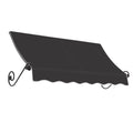 Black Acrylic Fixed Awning T2533