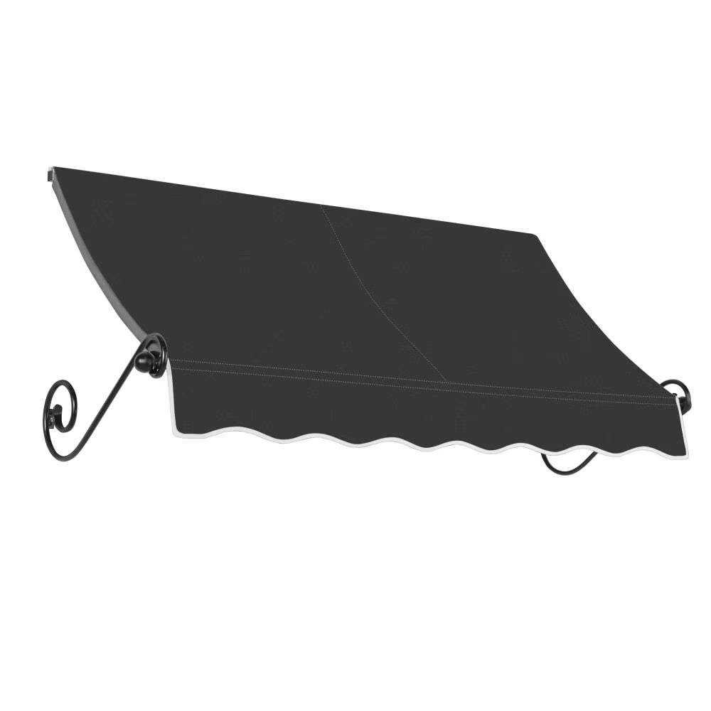 Black Acrylic Fixed Awning T2533
