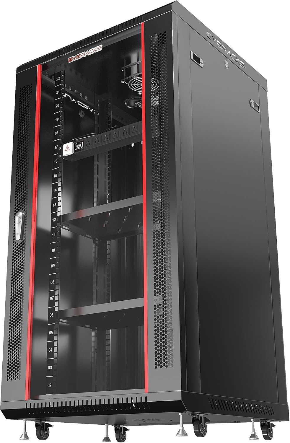 22U Locking Wall Mount Server Rack Cabinet I405