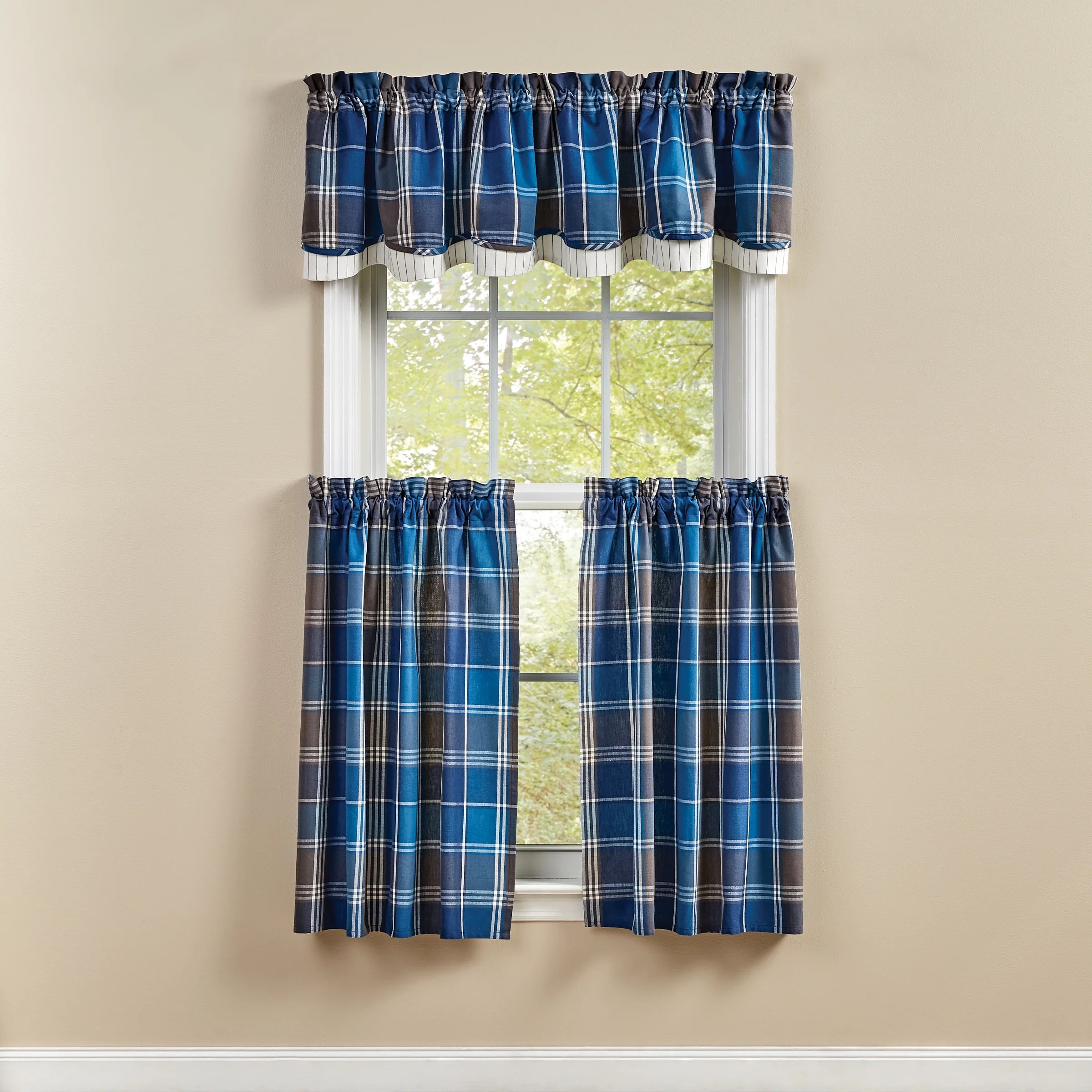 Lined Layered Valance 72” x 16” E2491
