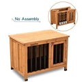 Tan Wooden Pet Crate with Tray G65774