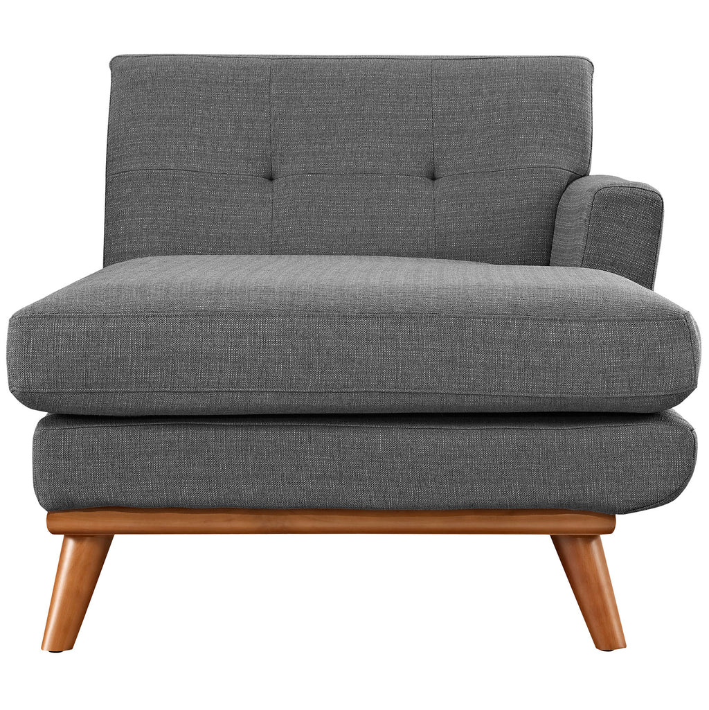Grey Fabric Right-Arm Chaise A88148