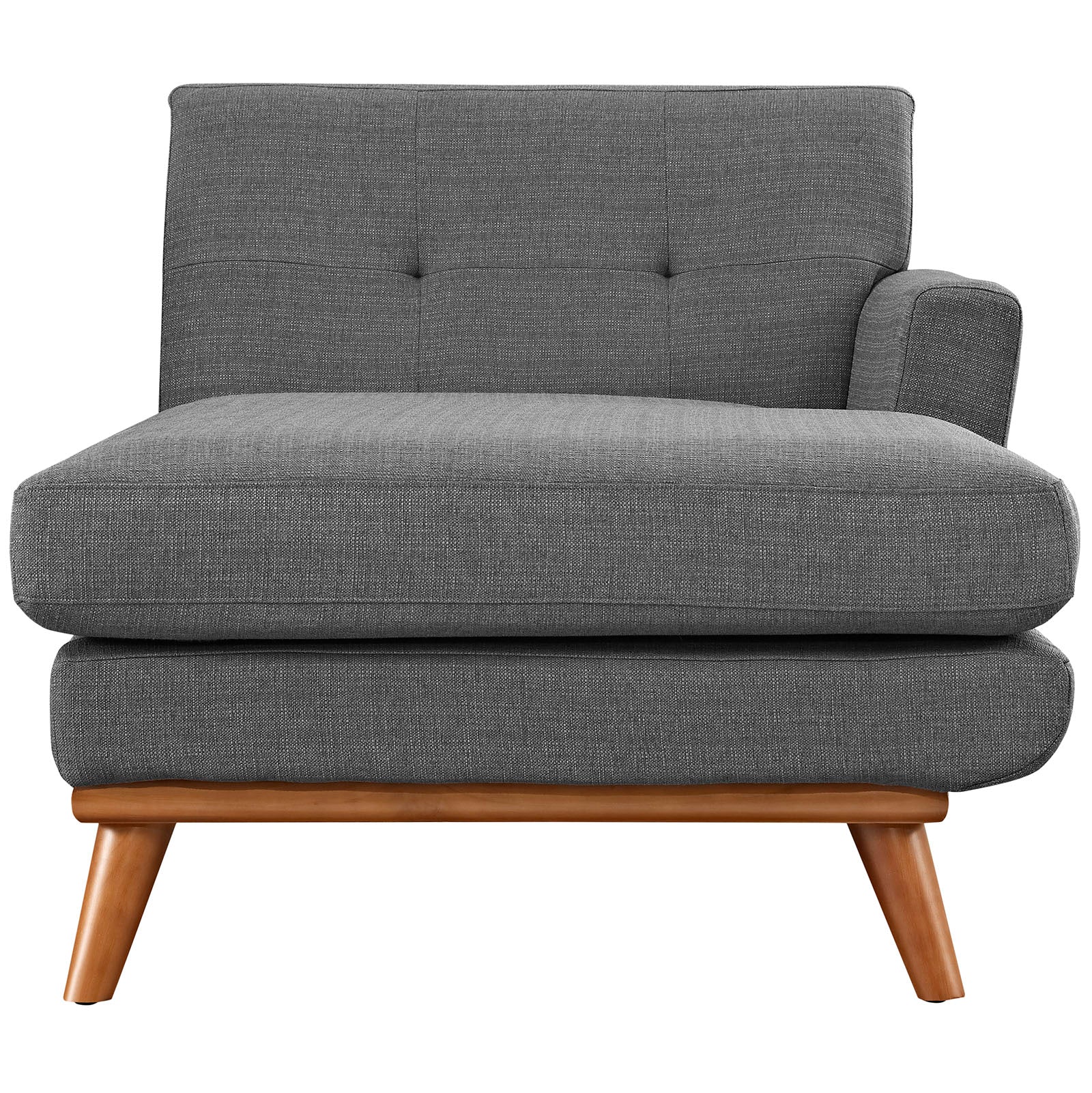 Grey Fabric Right-Arm Chaise A88148