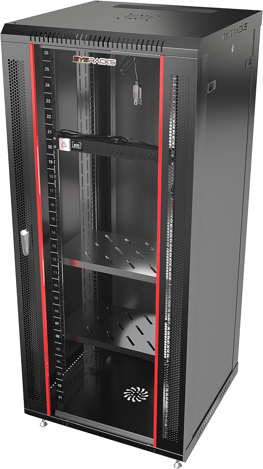 22U Locking Wall Mount Server Rack Cabinet I405